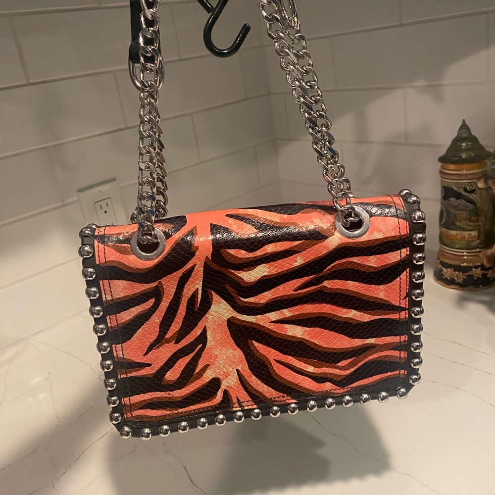 Zebra Pink Chain Zara Handbag